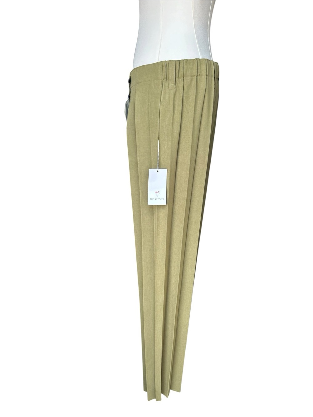 Men Homme Issey Miyake Green Khaki Edge Ensemble Trousers Size 3 - Picture 13 of 16